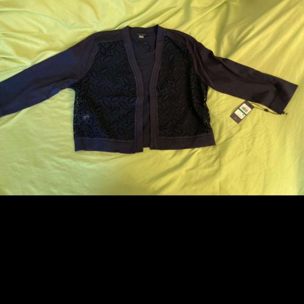 Tommy Hilfiger Navy Lace Shell